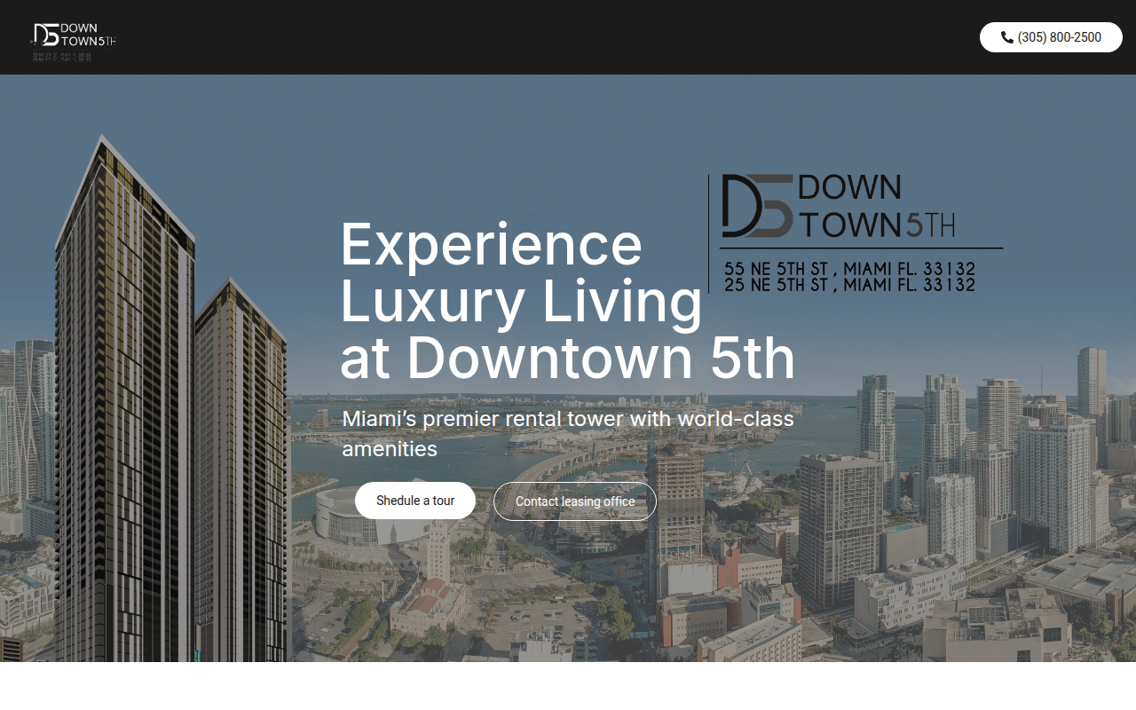 Downtown 5th website